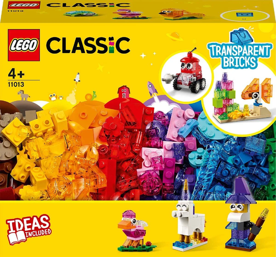 LEGO Classic 11013 Luovat läpinäkyvät rakennuspalikat