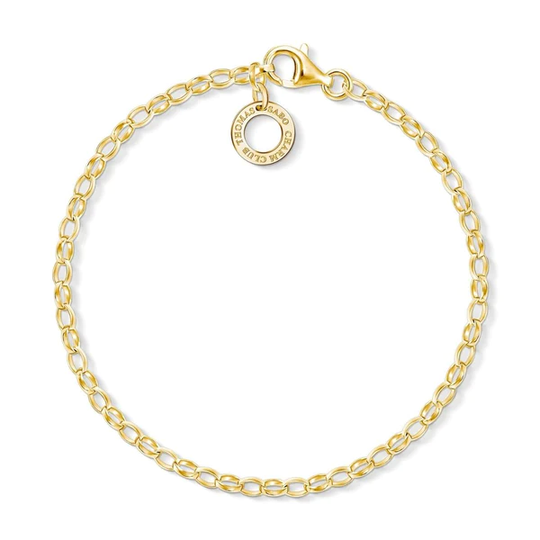 Thomas Sabo Charm rannekoru, kullattua hopeaa, X0243-413-39