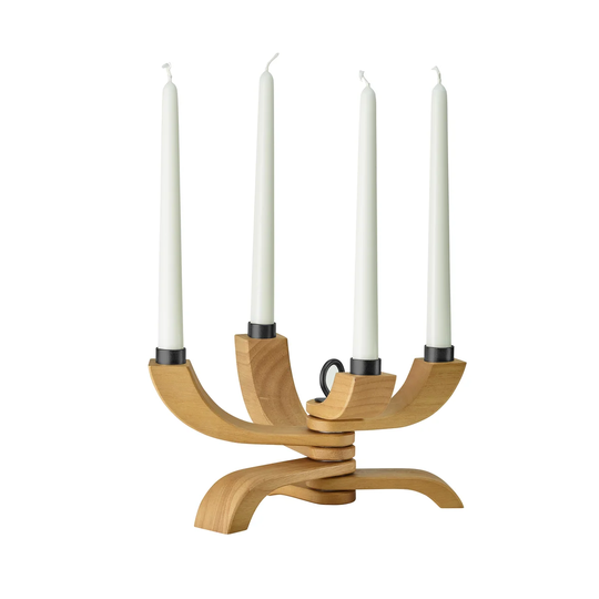 Design House Stockholm Nordic light kynttilänjalka, 4-haarainen Tammi