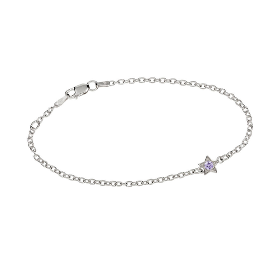 Lumoava Elämäntähti rannekoru, violetti L53228606100