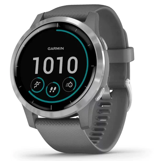 Garmin Vivoactive 4 harmaa ja hopea 45 mm, monilajiälykello 010-02174-02