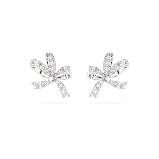 Swarovski Volta korvakorut, vaalea metalli ja kirkkaat kristallit