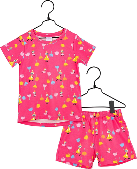 Muumi Tulpaanit Shortsipyjama, Vaaleanpunainen, 86-92