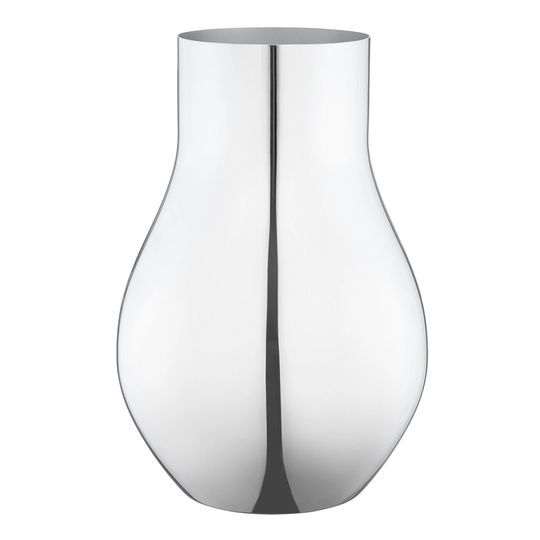 Georg Jensen Cafu maljakko, keskikokoinen, teräs