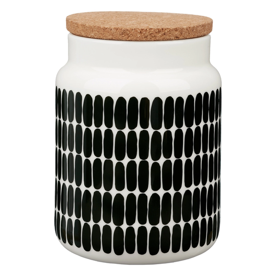 Marimekko Oiva - Alku purkki 1,2 l, valkoinen - vihreä