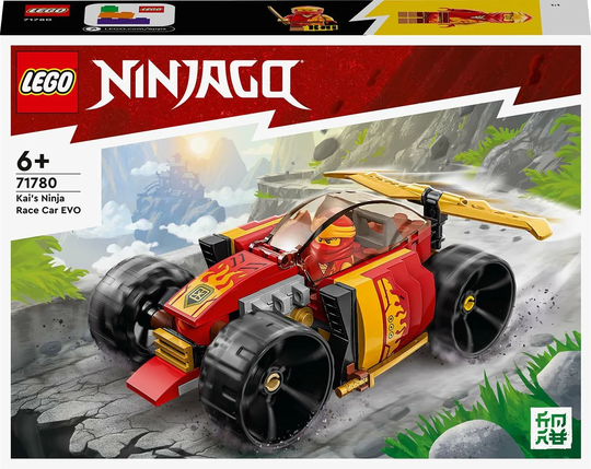 LEGO NINJAGO 71780 Kain Ninjakilpa-auto EVO