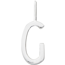 Design Letters Archetype Charm 10 mm Silver A-Z G