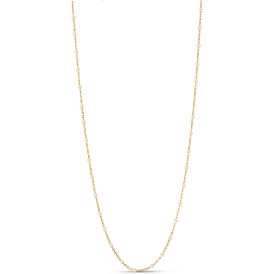 Enamel Lola Daisy Kullattu Hopea Kaulakoru N55G-DAISY
