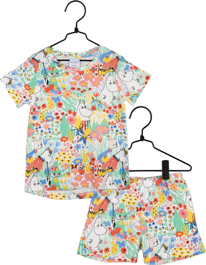Muumi Voikukka Shortsipyjama, Luonnonvalkoinen, 110-116