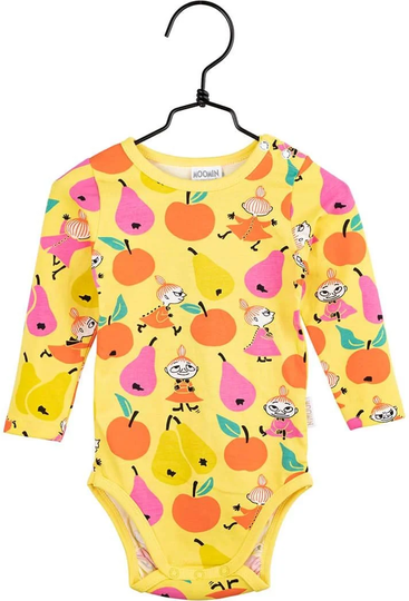 Muumi Päärynä Body, Keltainen, Koko 56