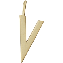 Design Letters Archetype Charm 16 mm Gold A-Z V