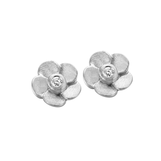 Spirit Icons Bloom 14 Karaatin Kulta Korvakorut Ja Timantteja 0,04 Carat W/vs S44056