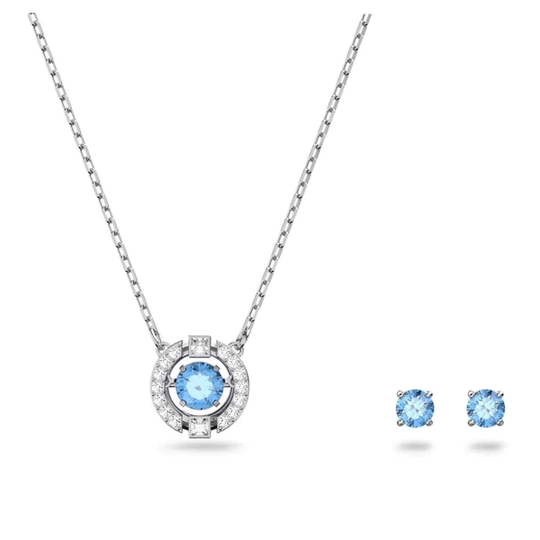 Swarovski Sparkling Dance setti sinisillä kristalleilla