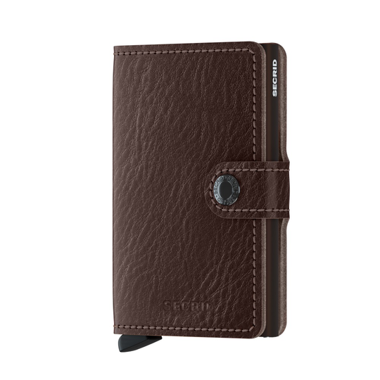 Secrid Miniwallet Veg-Tanned Espresso Brown MVG-ESPRESSO-BROWN