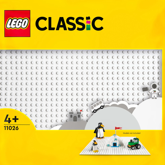 LEGO Classic 11026 Valkoinen Rakennuslevy