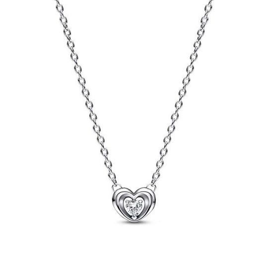 Pandora Moments Radiant Heart & Floating Stone kaulakoru 45 cm 392494C01