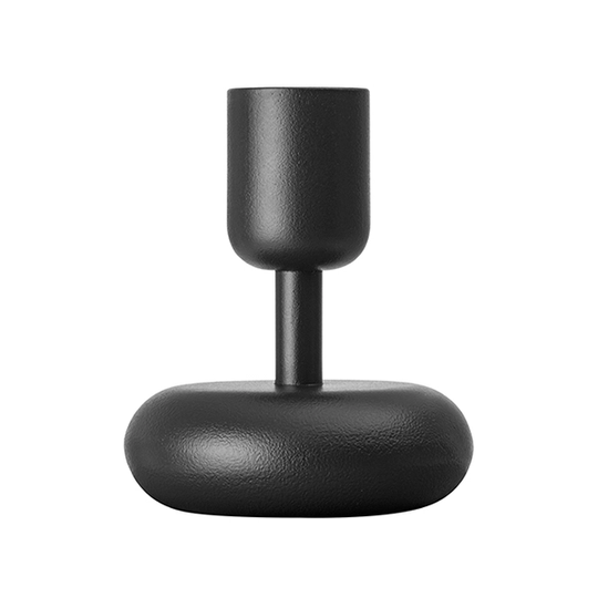 Iittala Nappula kynttilänjalka 107 mm, tummanharmaa