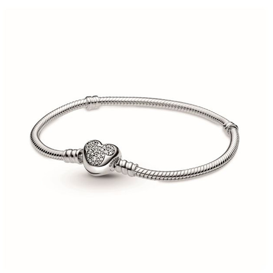 Pandora Moments Disney Mickey Mouse Heart rannekoru 18 cm 599299C01