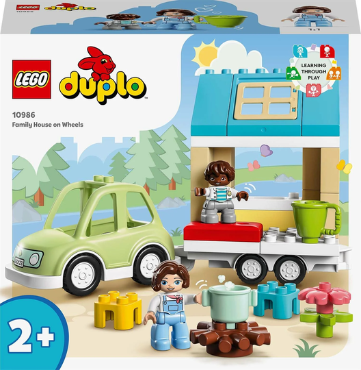 LEGO DUPLO Town 10986 Omakotitalo Perävaunussa
