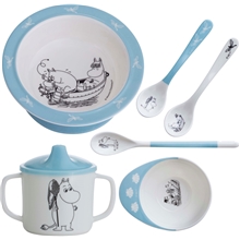 Muumi Aterinsetti Baby Sininen