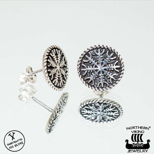 Northern Viking Jewelry Helm of Awe -korvakorut NVJKK023