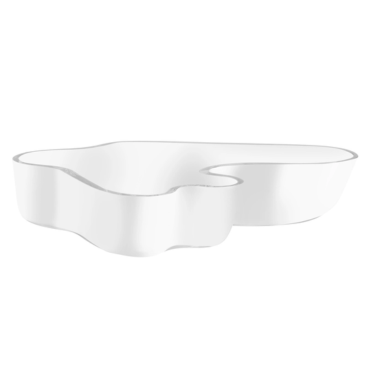 Iittala Aalto malja, 262 x 50 mm, valkoinen