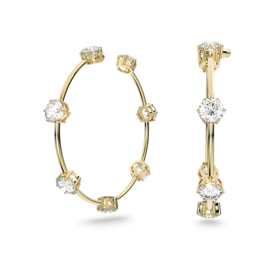 Swarovski Constella korvakorut, keltakullan väriset