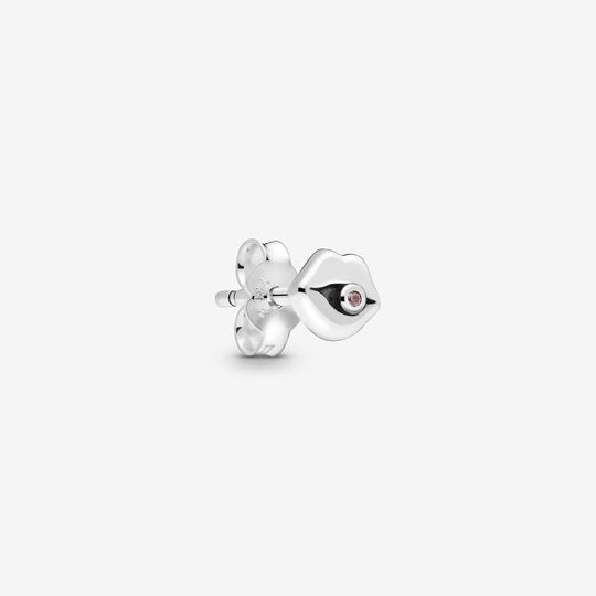 Pandora Lips Sterlinghopea Korvarengas Ja Zirkonia 298546C01