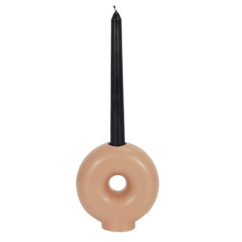 Kynttilänjalat, kynttiläpurkit The home deco factory BOUGEOIR ROND BEIGE M24