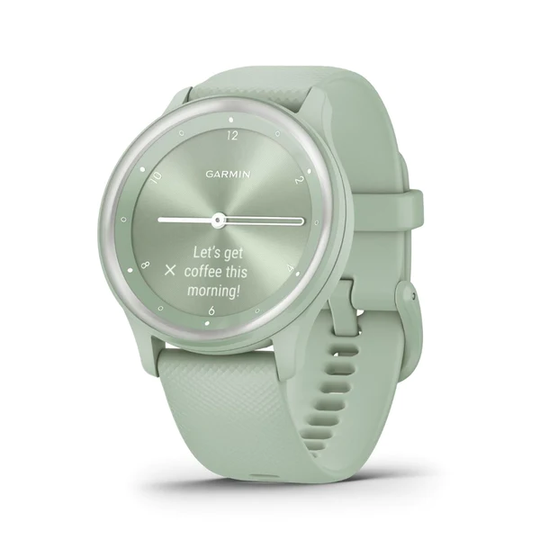 Garmin Vivomove Sport mintunvihreä ja hopea hybridiälykello 010-02566-03