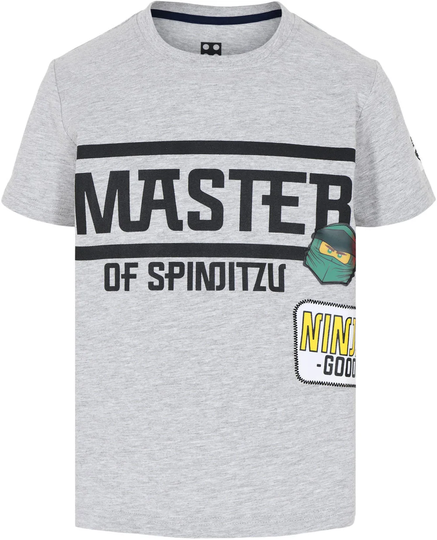 LEGO Collection T-Paita, Grey Melange, 104