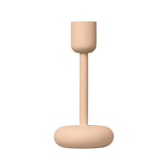 Iittala Nappula kynttilänjalka, puuteri Suuri 183 mm