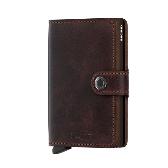 Secrid Miniwallet Vintage Chocolate MV-CHOCOLATE