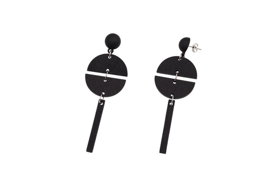 Littlebit Design mustat roikkuvat korvakorut LB11040