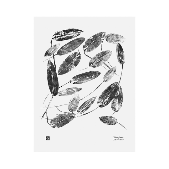 Teemu Järvi Illustrations Uistinvita juliste, 30 x 40 cm
