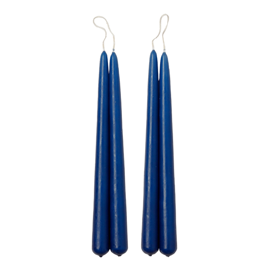 applicata Blossom kynttilä, 4 kpl, cobalt blue