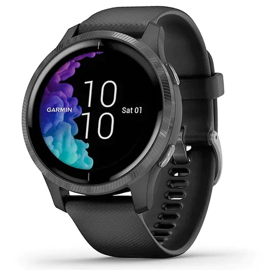 Garmin Venu musta ja tummanharmaa, monilajiälykello 010-02173-12