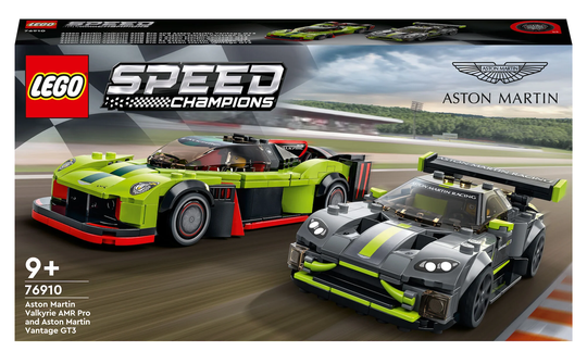 LEGO Speed Champions 76910 Aston Martin Valkyrie AMR Pro Ja Aston Martin Vantage GT3