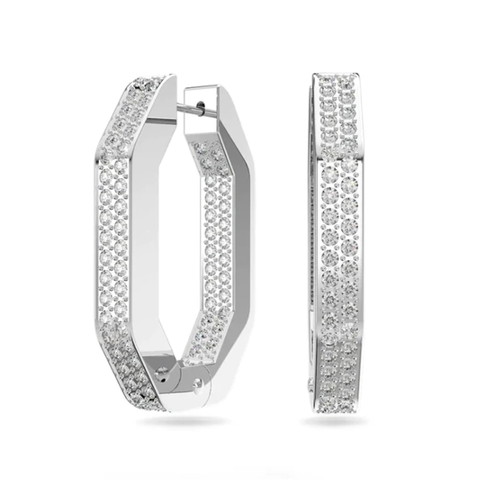 Swarovski Dextera kulmikkaat rengaskorvakorut
