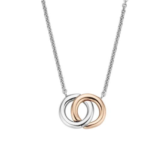 TI SENTO Milano kaulakoru, hopeaa ja ruusukullattua hopeaa, 3822SR