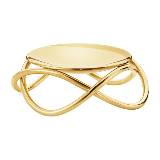 Georg Jensen Glow kynttilänjalka pieni Kullattu 18K