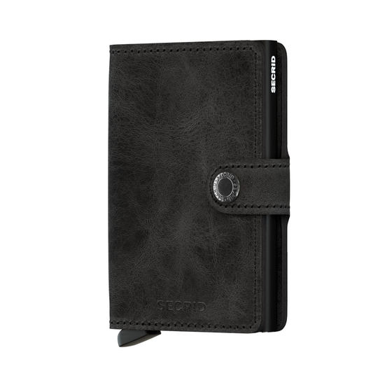 Secrid Miniwallet Vintage Black MV-BLACK