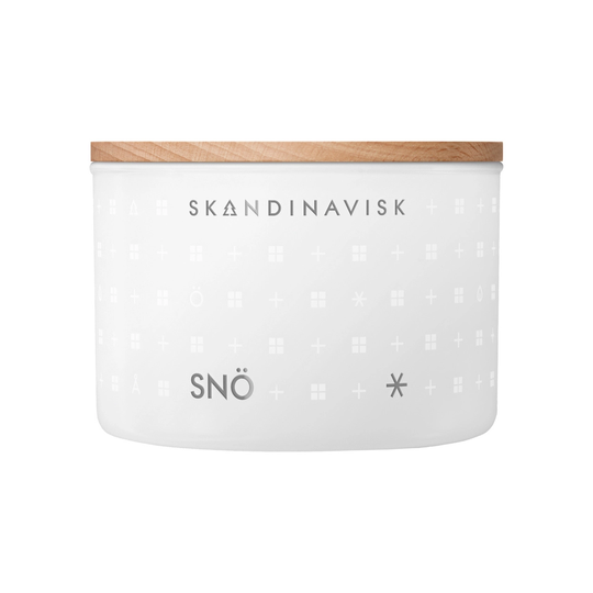Skandinavisk Tuoksukynttilä kannella, SNÖ, 90 g