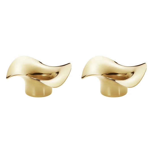 Georg Jensen Cobra kynttilälyhty, 2 kpl, kulta