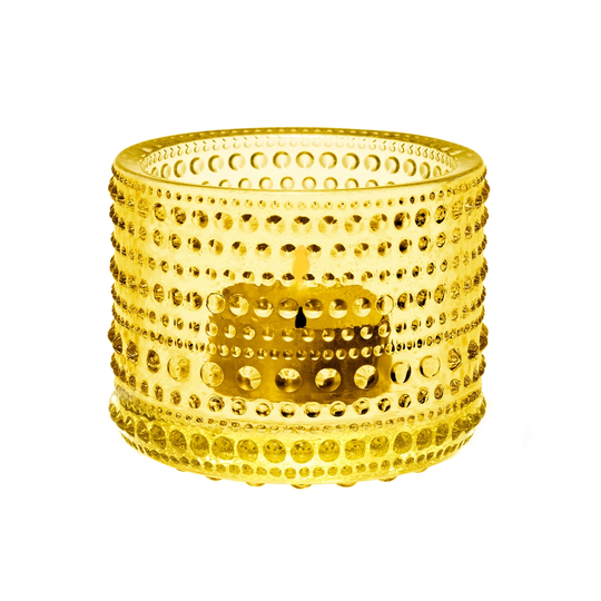 Iittala Kastehelmi kynttilälyhty 64 mm, sitruuna