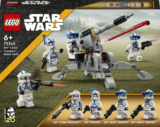 LEGO Star Wars 75345 501. Legioonan Kloonisoturit Taistelupaketti
