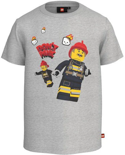 Lego Wear T-paita, Grey melange, Koko 104
