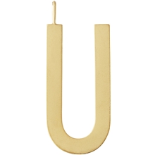 Design Letters Archetype Charm 30 mm Gold A-Z U