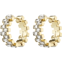 13231-2023 CREATE Crystal Hoop Earrings 1 set