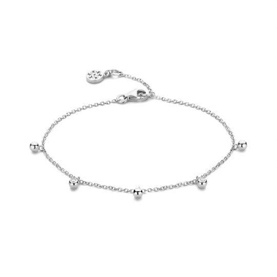 Spirit Icons Sway Bracelet 14 Karaatin Valkokulta Rannekoru Ja Timantteja 0,04 Carat W/vs S24137-19